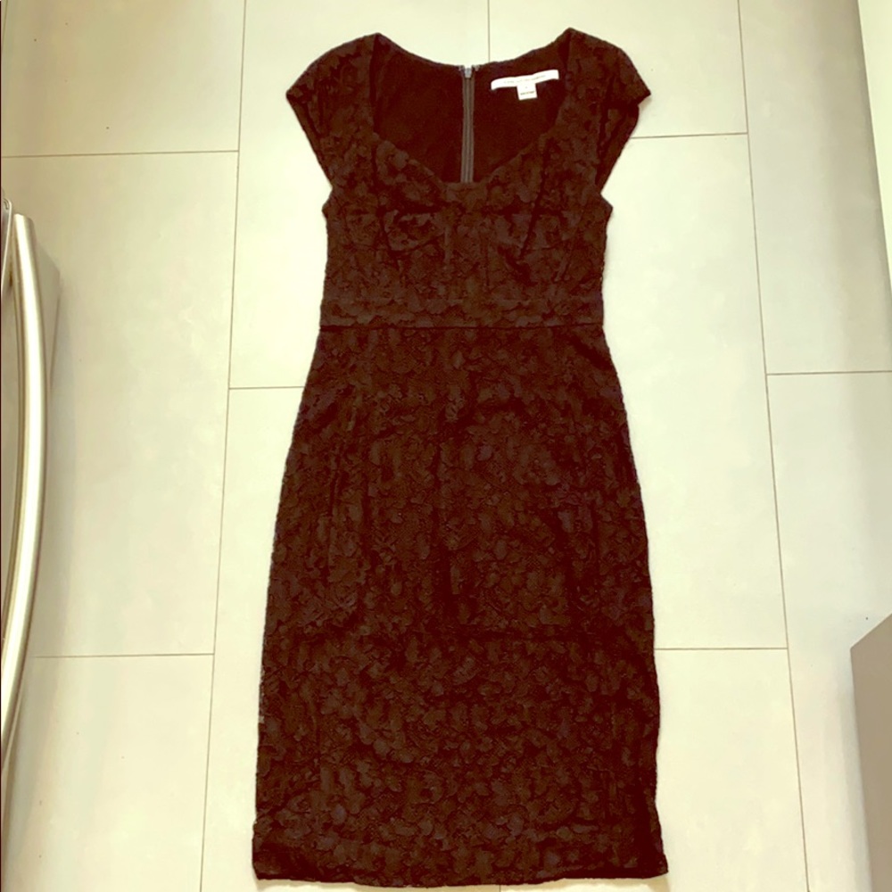 Diane von Furstenberg black dress